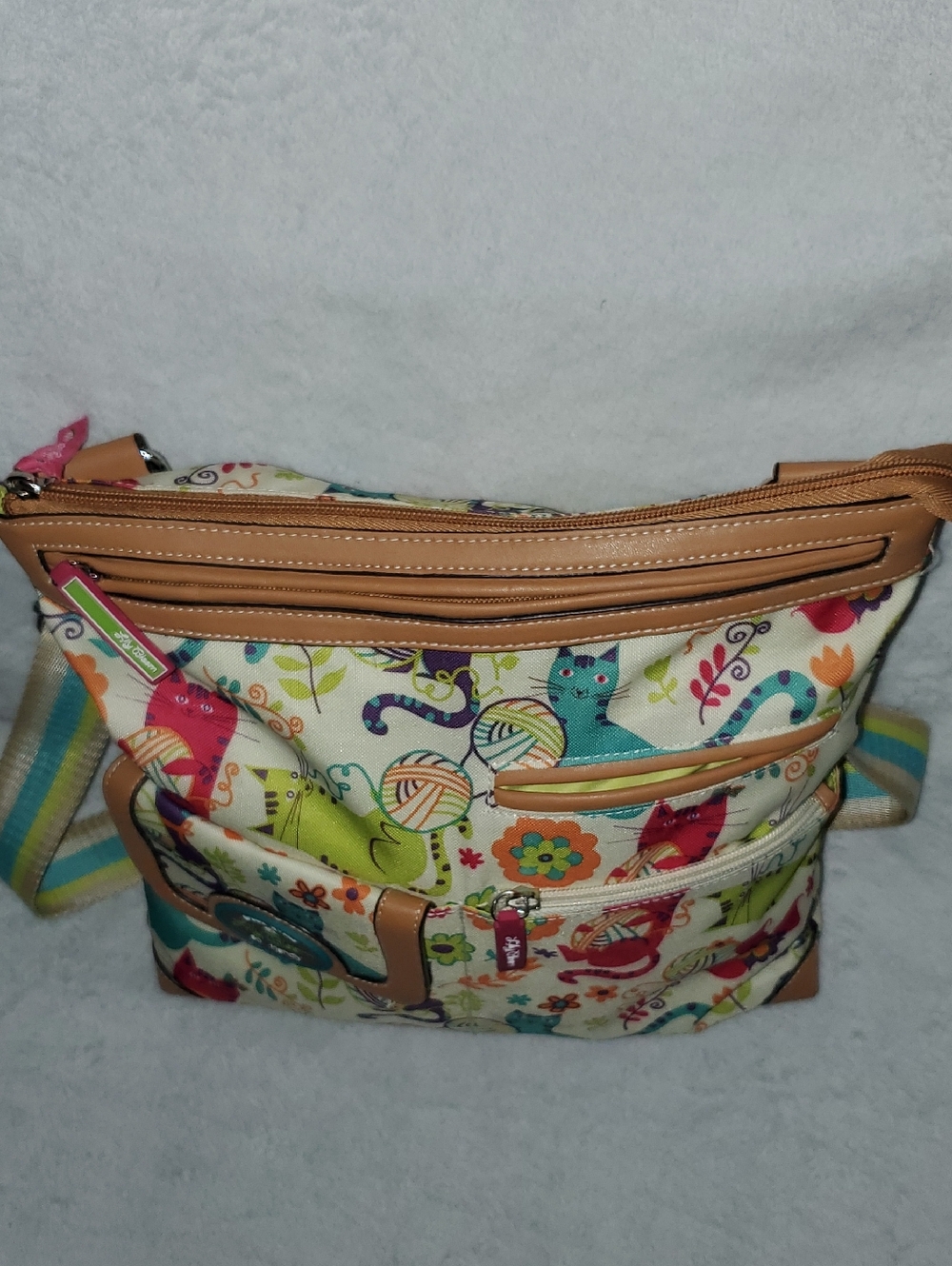 Lily Bloom Cat Print Crossbody Bag - Picture 6 of 14